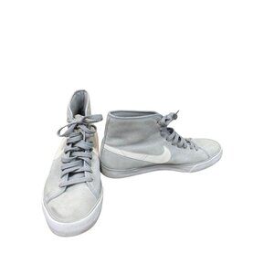 Nike Primo Court Mid Suede Top gray white Sneakers Size 10 SKU 9305
